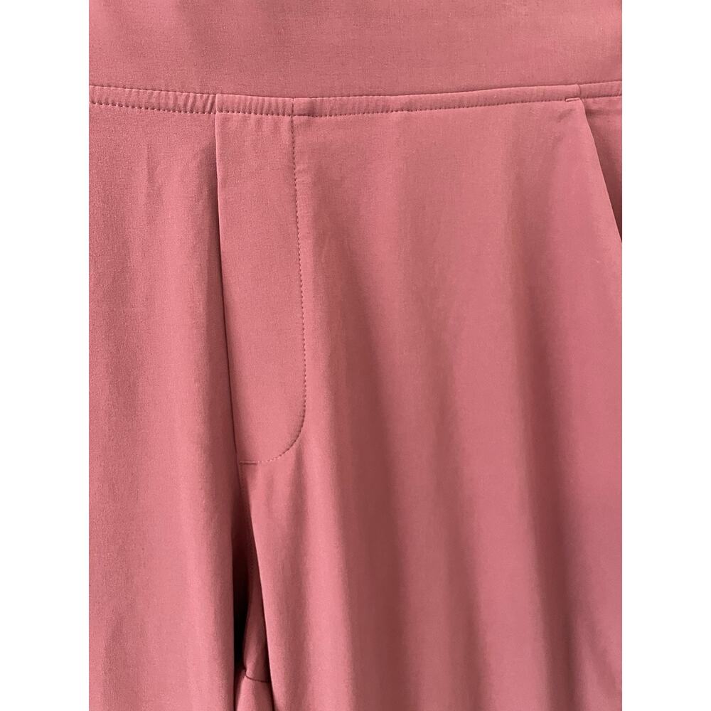 Athleta Brooklyn Mid Rise Ankle Pants Women 16 Rose Mauve Featherweight 0077 - Picture 3 of 8
